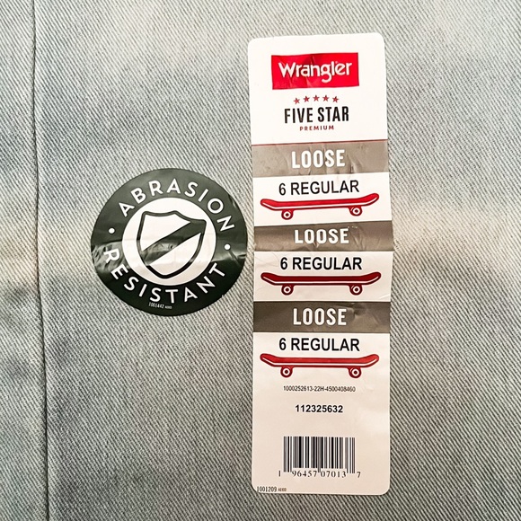 Wrangler Five Star Premium Boys Loose Fit Jeans | 6 R - Picture 8 of 10